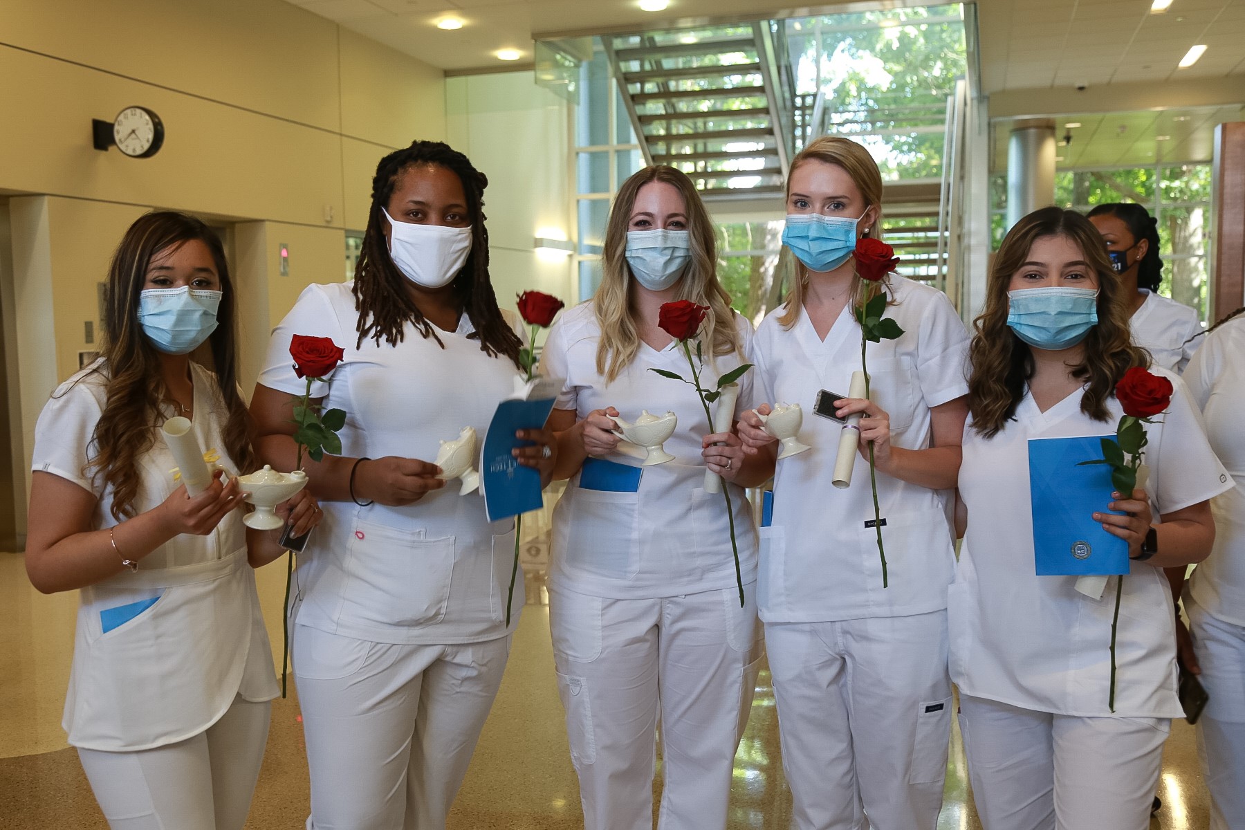 Wake Tech Holds In-Person Nursing Pinning Ceremony
