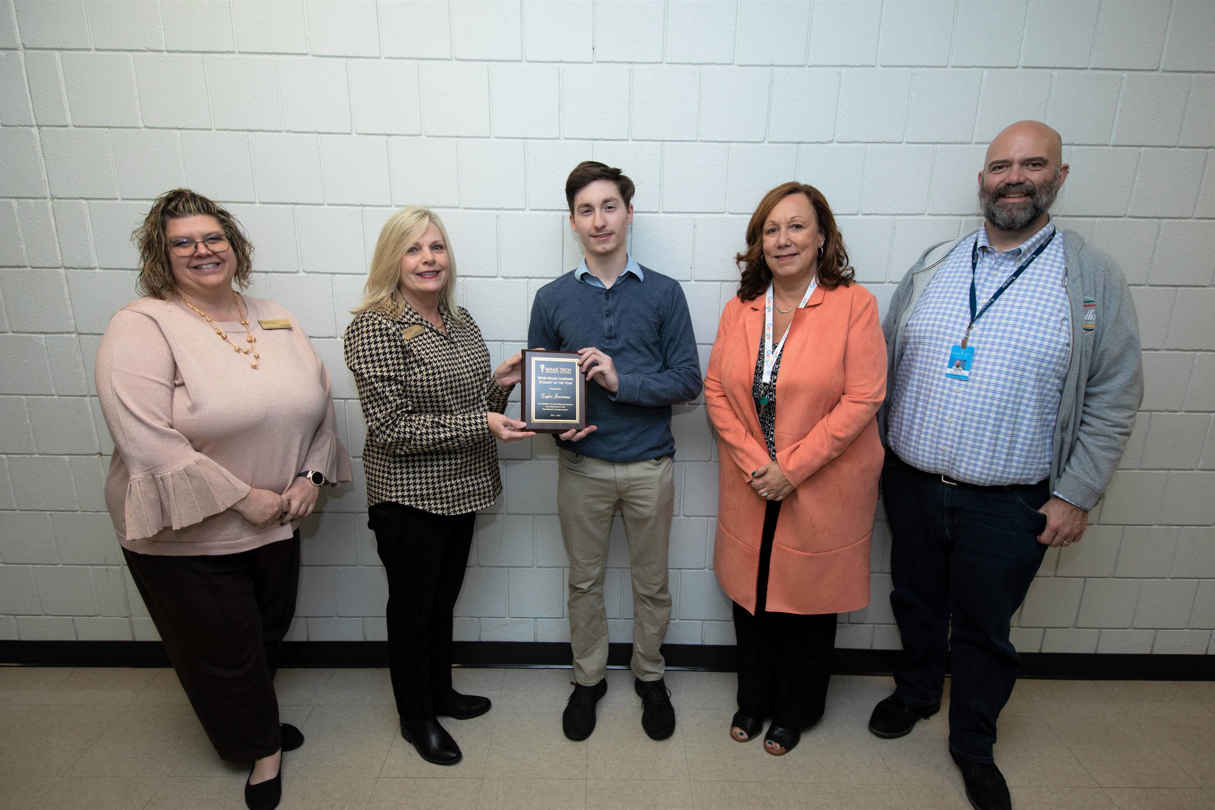 College Recognizes Work-Based Learning Employer and Student of the Year