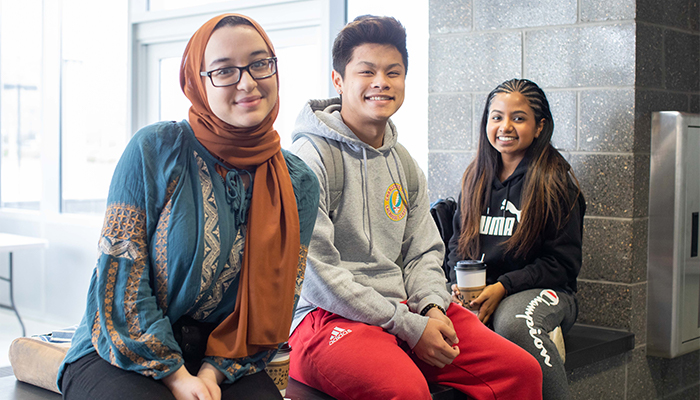 First Day of Spring Semester, students at Scott Northern Wake Campus 