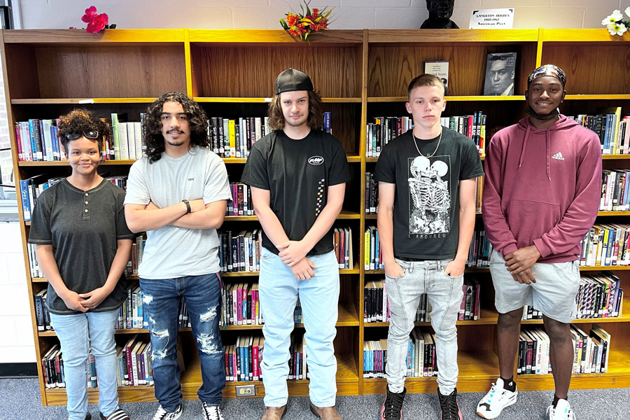 Amiya Hall, Bryant Torres, Alexander Kirschenbaur, Waylen McLeod, Javai O'Briant