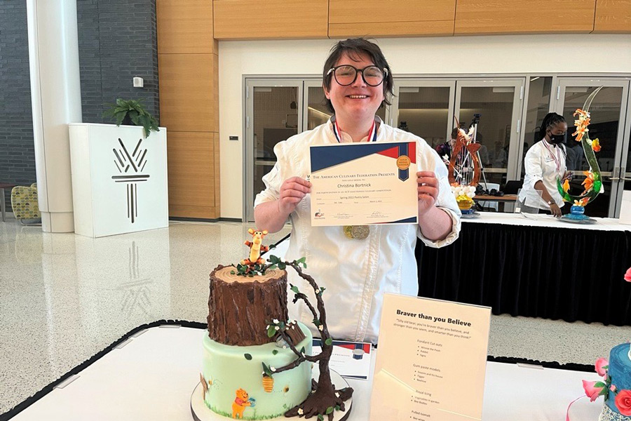 Christina Bortnick, Baking and Pastry Arts student