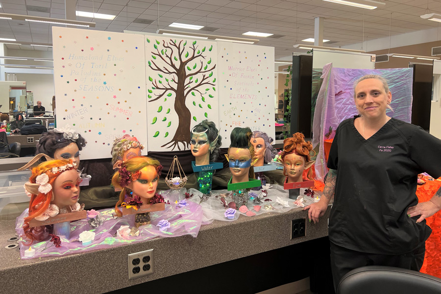 Cosmetology and Esthetics Students Showcase Hair and Makeup Talents