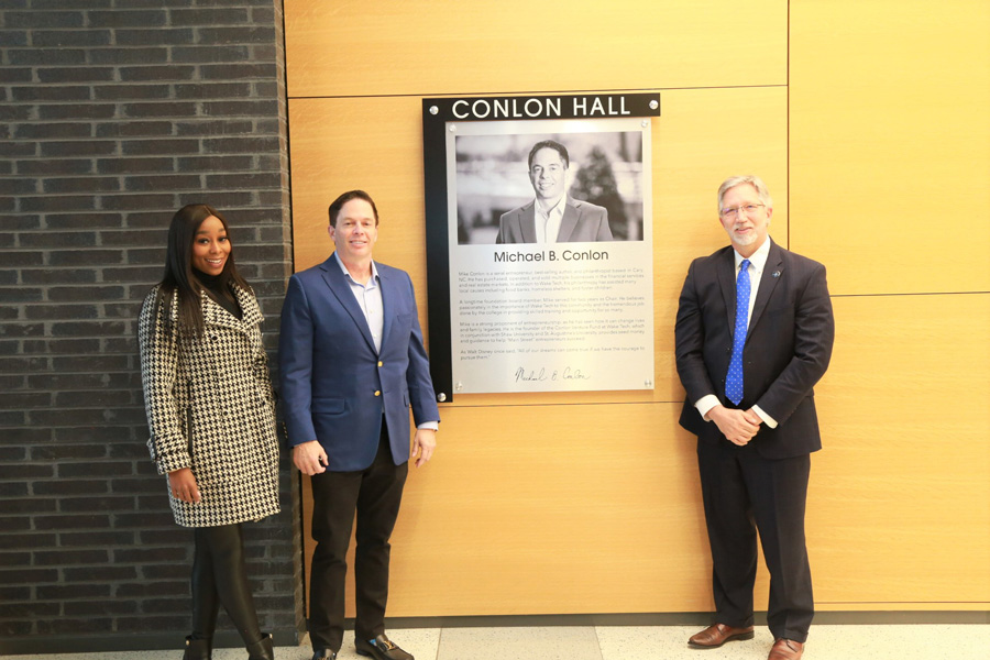 Jessica & Mike Conlon, Dr. Scott Ralls