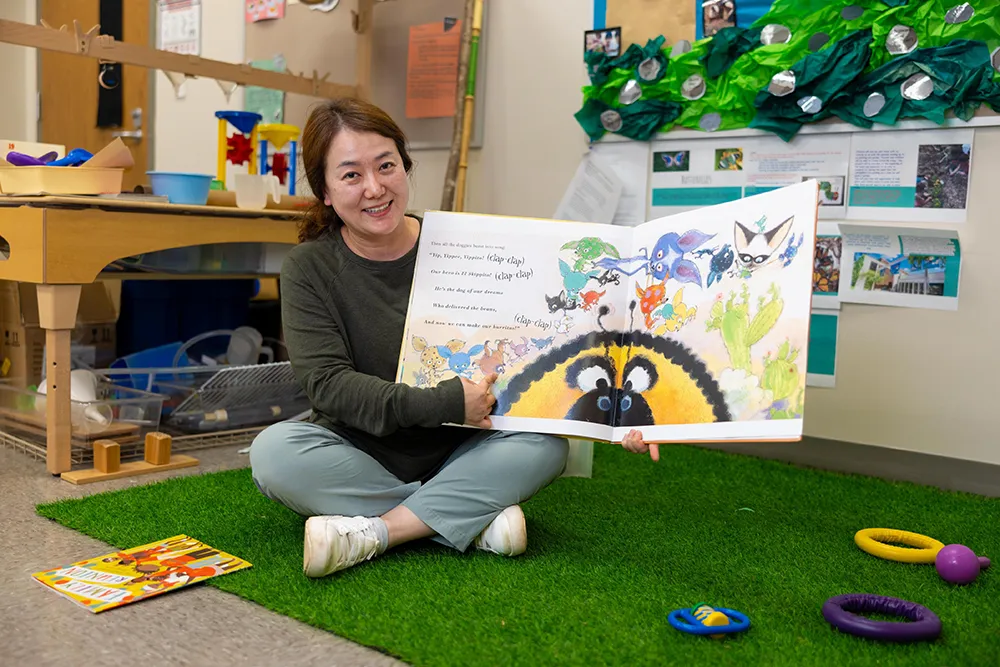 Recent Wake Tech graduate Bumi Oh plans to be a preschool teacher.