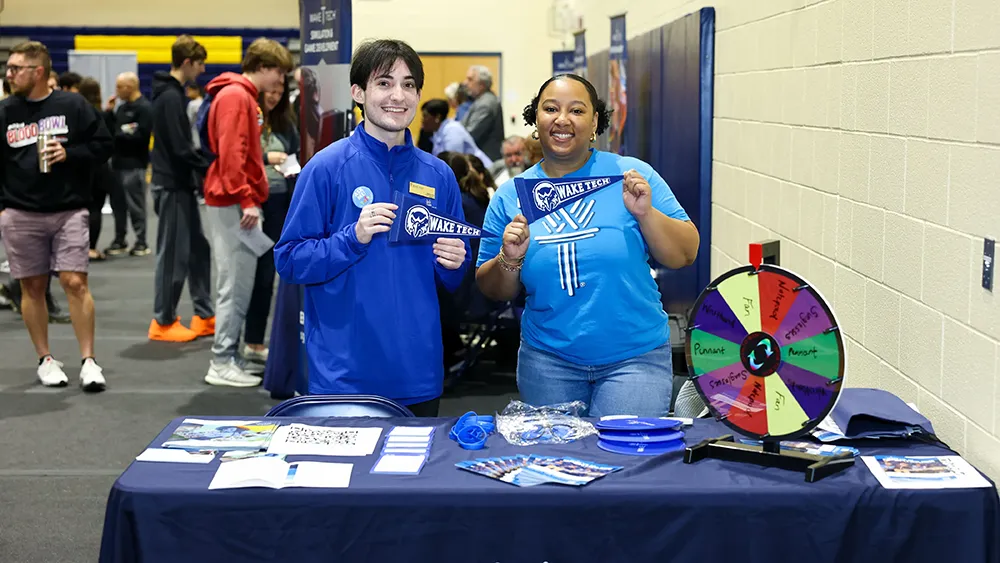 Wake Tech staff at the college's Fall 2024 Open House