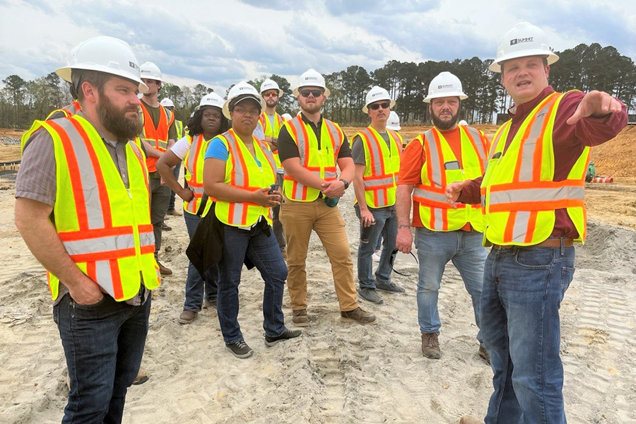 Students Learn about Career Opportunities in Road Construction