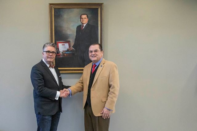 William Branson, Artist; Dr. Stephen C. Scott Wake Tech President Emeritus