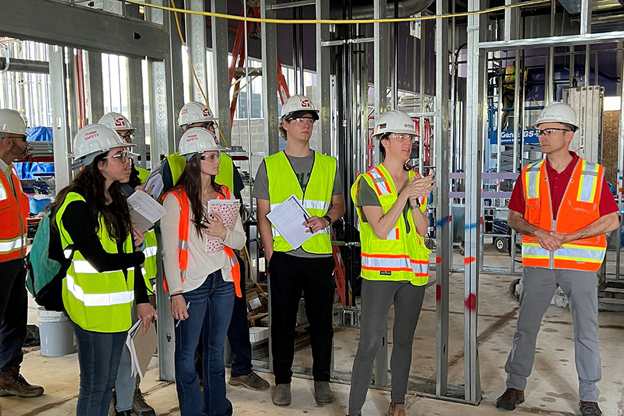 Students See Green Building Taking Shape at Eastern Wake 4.0 Site