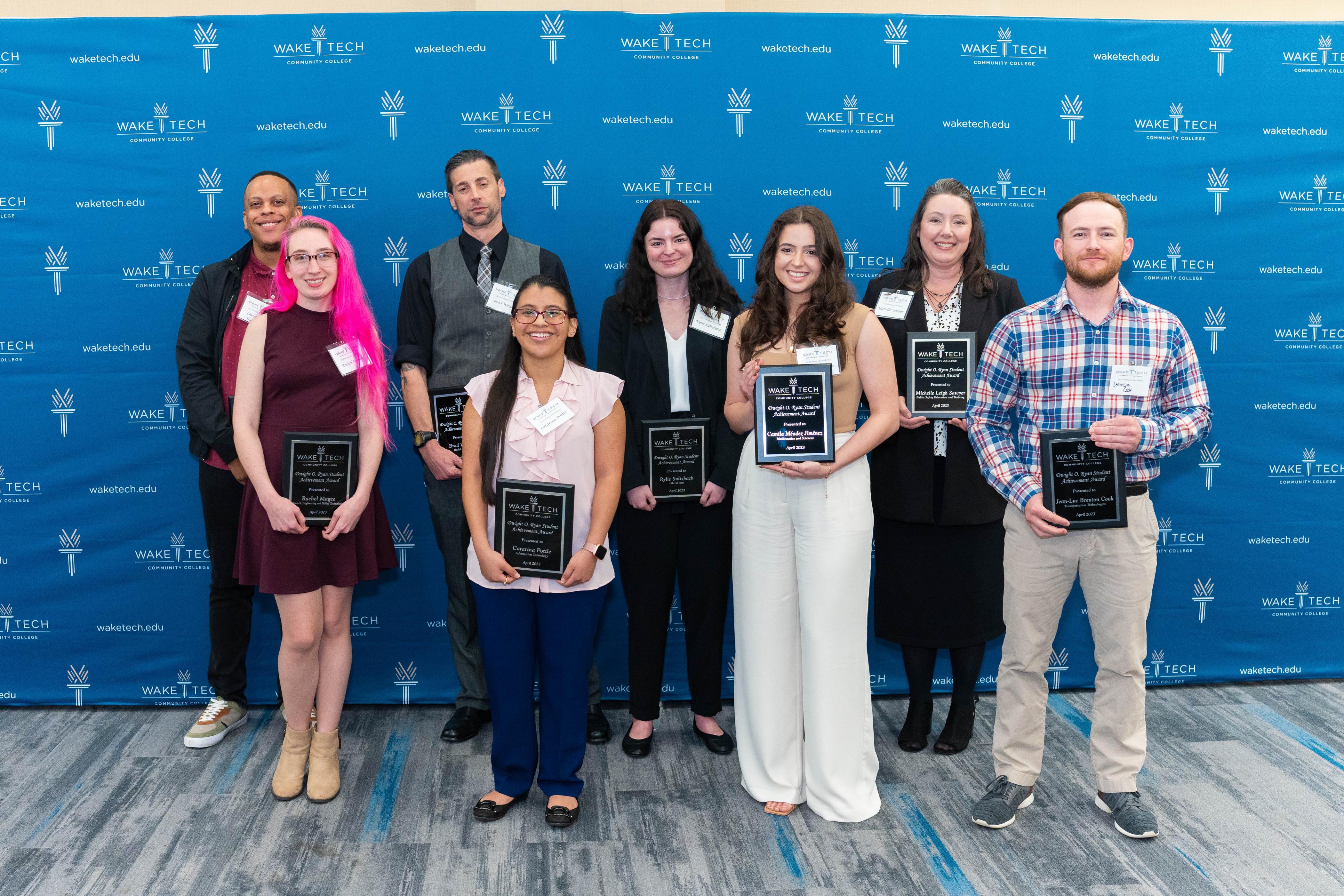 Academic Excellence Award Winners