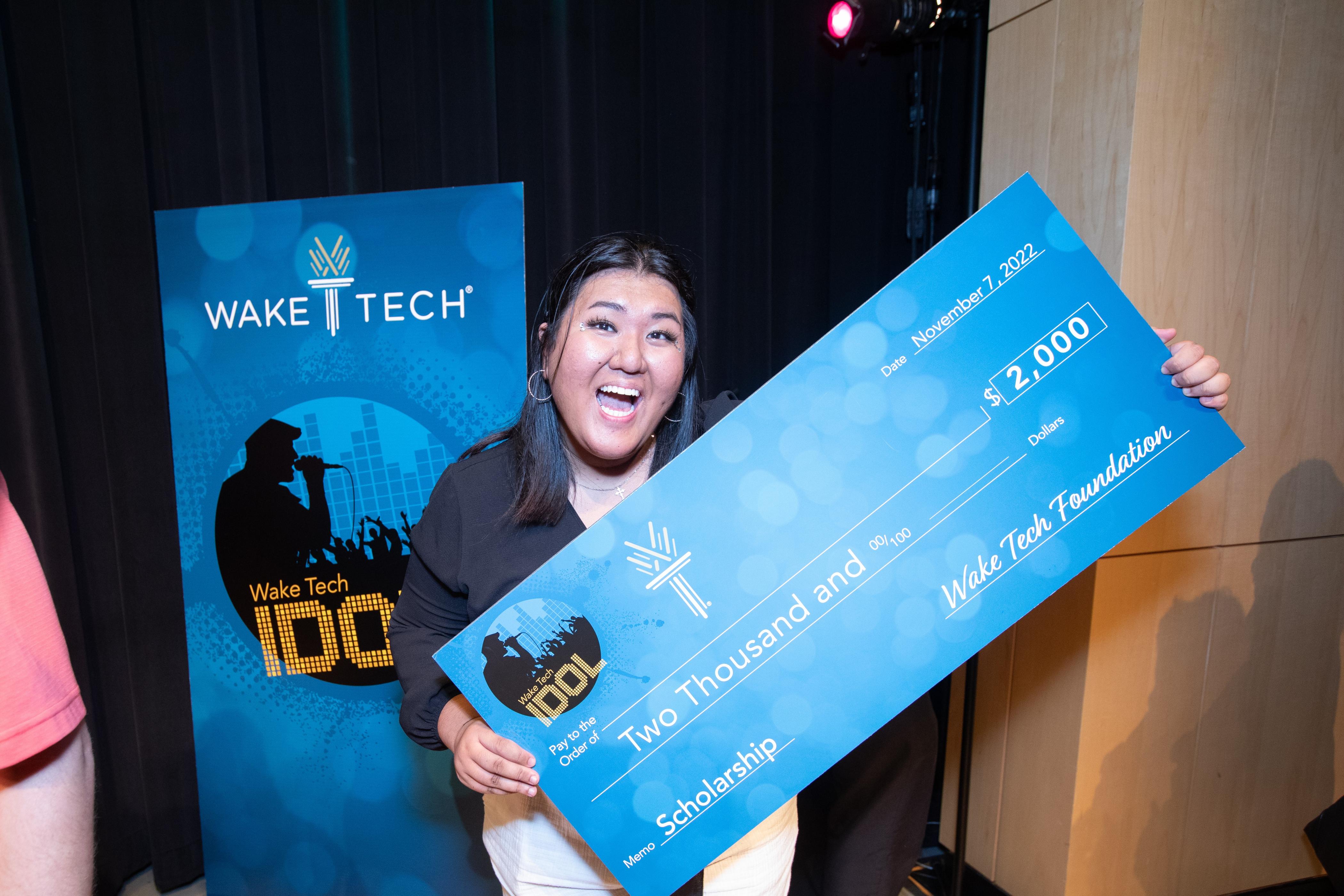 Marianne Valino, Wake Tech Idol Winner