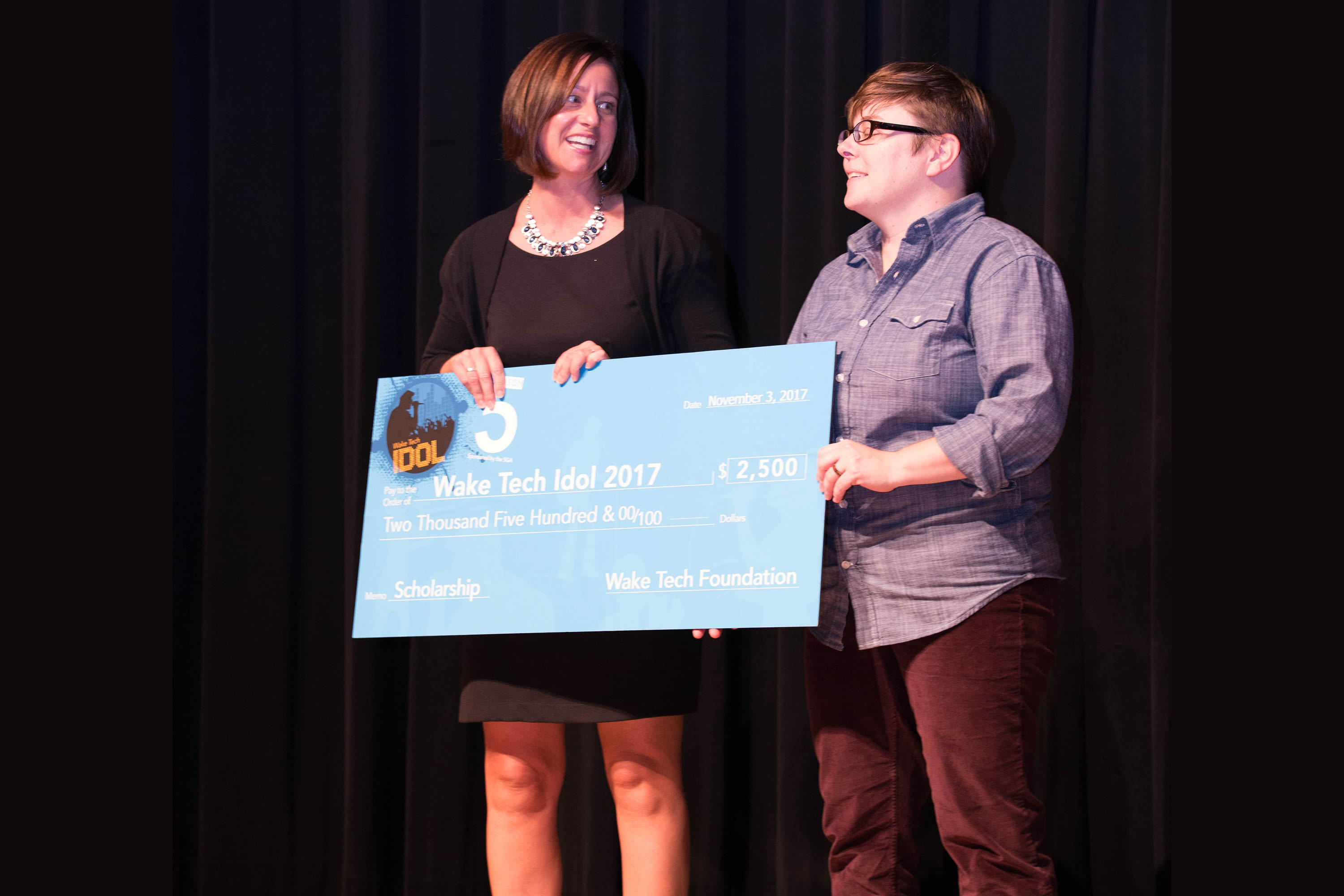 Audrey Johnson Named 2017 Wake Tech Idol