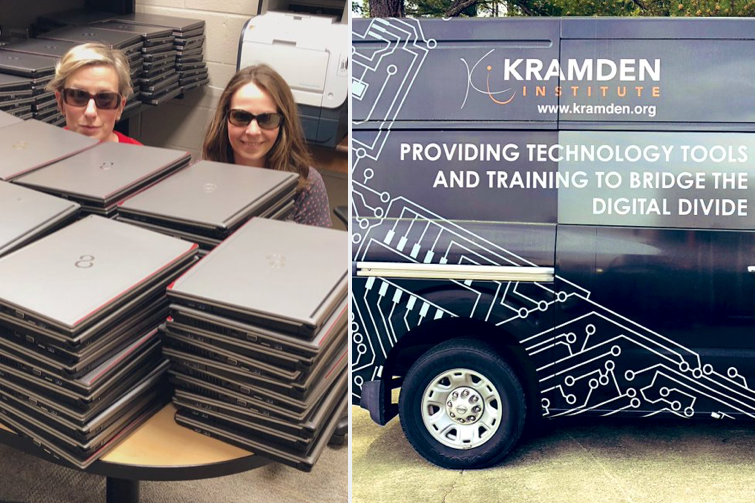 Coastal Credit Union Donates Laptops for Wake Tech Students