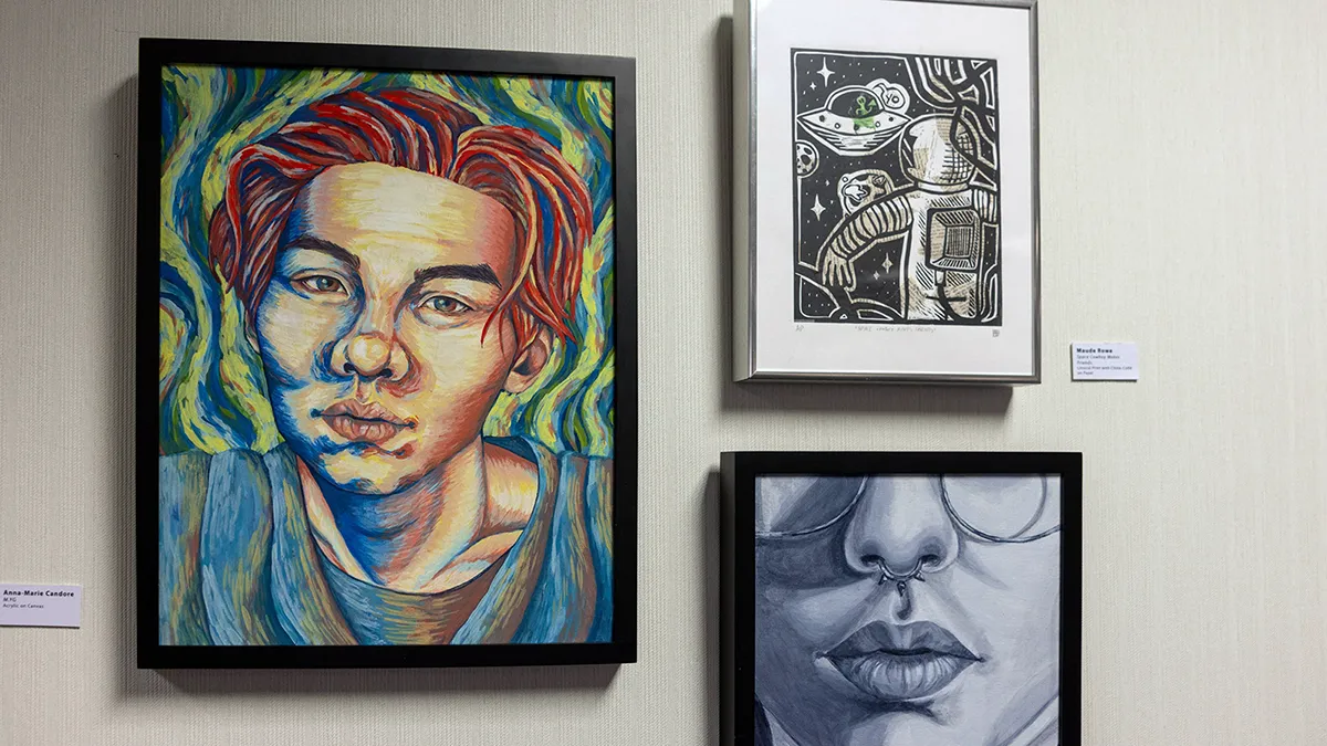 Works by 15 Associate in Fine Arts Visual Art students are part of a juried exhibition at Wake Tech.
