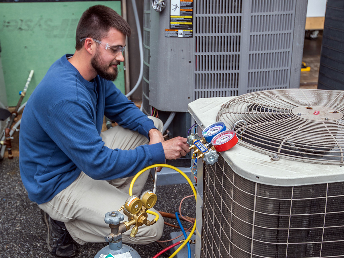 HVAC technician photo