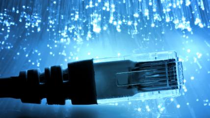 Fiber-optics graphic