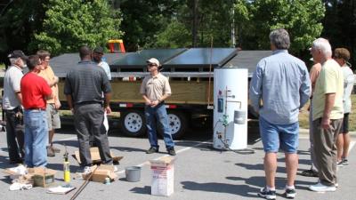 Wake Tech Students Learn to Install Solar Panels
