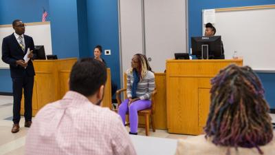 Criminal Justice Students Participate in Mock Trial