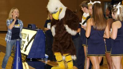 Wake Tech's New Gymnasium Hosts First Pep Rally