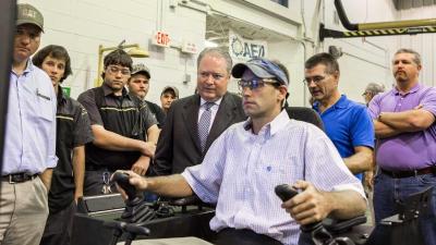 U.S Representative George Holding Visits Wake Tech