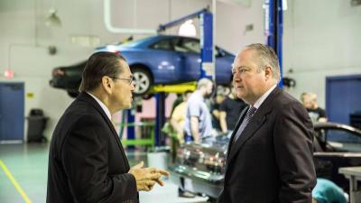 U.S Representative George Holding Visits Wake Tech
