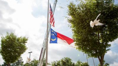 Wake Tech Commemorates 9/11, Main Campus