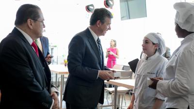 NC Governor Highlights Workforce Training at Northern Wake Campus