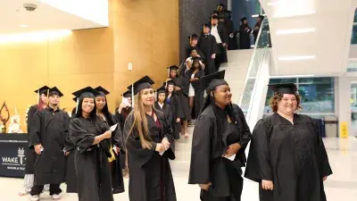 Wake Tech honored 165 students in the Adult High School, High School Equivalency Preparation and High School Equivalency for Seasonal Workers programs during a special graduation ceremony.