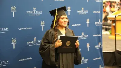 Wake Tech honored 165 students in the Adult High School, High School Equivalency Preparation and High School Equivalency for Seasonal Workers programs during a special graduation ceremony.