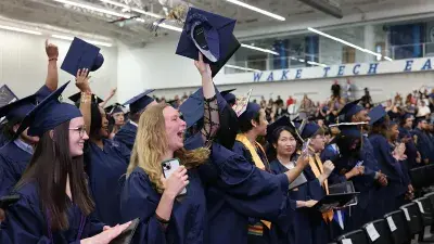 Wake Tech recognized more than 1,500 students in four Spring 2025 graduation ceremonies.