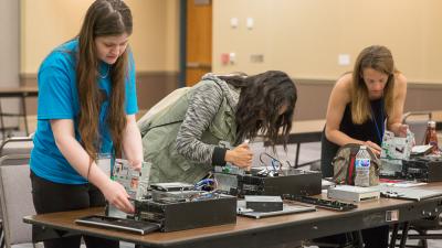 The conference was open to students in the 9th and 10th grades.