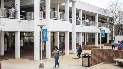 First Day of Spring Semester, classroom at Scott Northern Wake Campus 