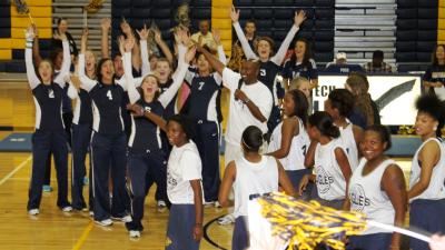 Wake Tech's New Gymnasium Hosts First Pep Rally