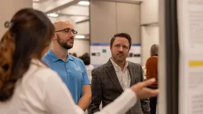 Mentor Melida Gibbs with intern Emma Allred, research: "Comparing Aquatic Biodiversity and Water Quality in Urban Retention Ponds and Natural Creeks"