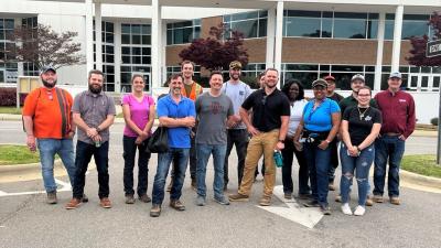 Students Learn about Career Opportunities in Road Construction