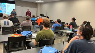 Students Learn about Career Opportunities in Road Construction