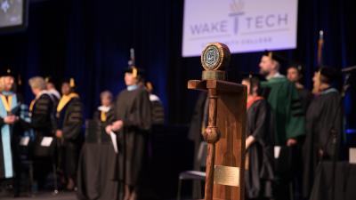 Nearly 800 students turned their tassels today during two graduation ceremonies at Wake Tech’s Northern Wake Campus.