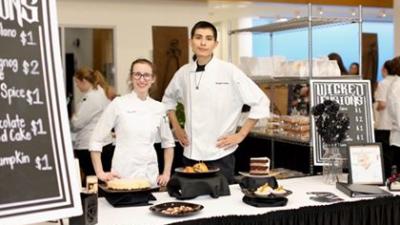 Delicious goodies for sale at Bakers' Row 