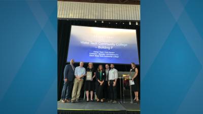 Scott Northern Wake Campus Building F Wins Sir Walter Raleigh Award