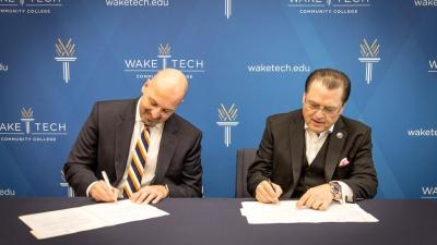New Partnership between Wake Tech and William Peace University