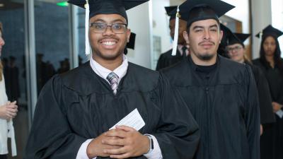 Waiting to graduate