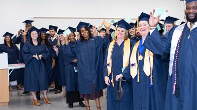 Students ready to graduate 