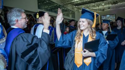 Students ready to graduate 