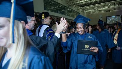 Students ready to graduate 