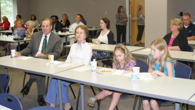 Former Wake Tech president Dr. Howell and family