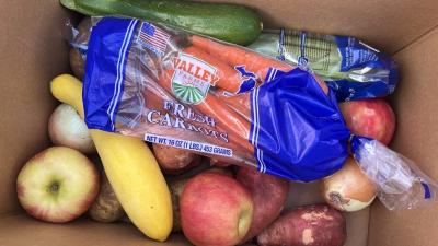 Wake Tech Students Receive Free Produce Boxes