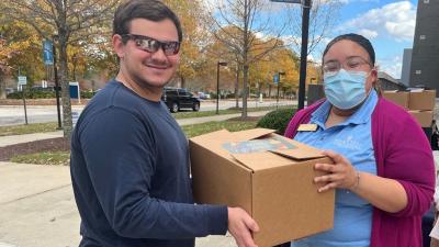 Wake Tech Students Receive Free Produce Boxes