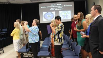 Wake Tech Law Enforcement Graduates Honored