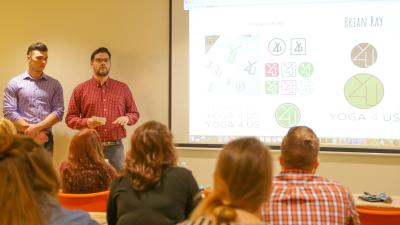 Graphic Design Students Pitch Branding Concepts to Real-Life Business Clients
