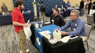 Biotech Students Connect with Employers at Career Fair