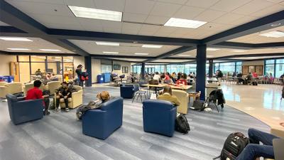 First Day of Spring Semester, classroom at Scott Northern Wake Campus 